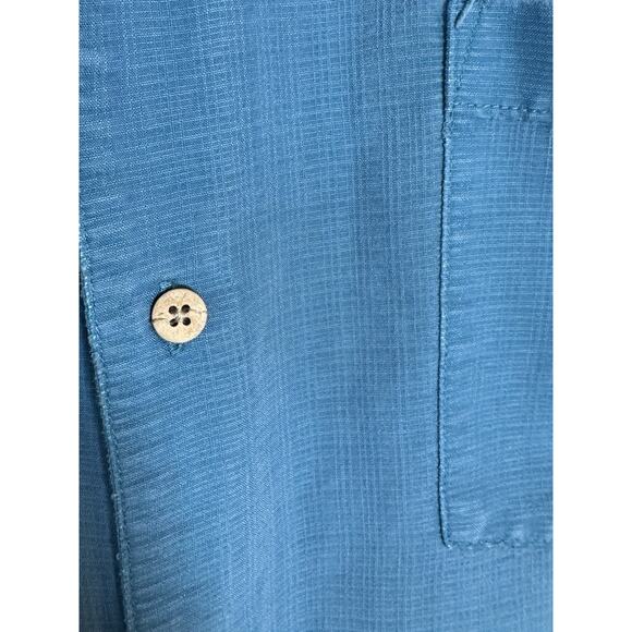 David Taylor Collection Men's Short Sleeved Button- Up, Blue, XL - Picture 8 of 8